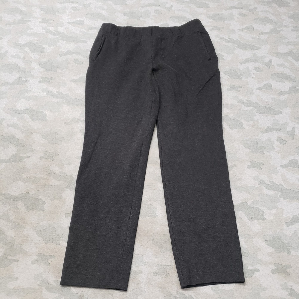 J.Jill Pants Womens Medium Gray Slim Leg Pockets Drawstring